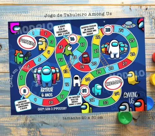 Jogo de Tabuleiro Among Us Lembrancinhas