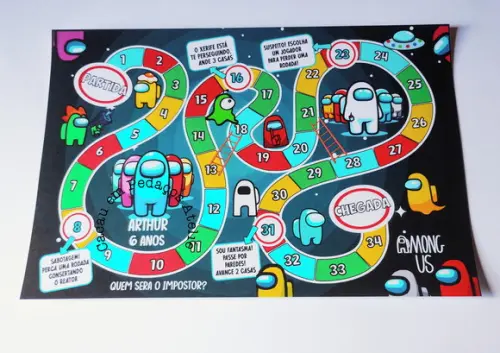Jogo de Tabuleiro Among Us Lembrancinhas