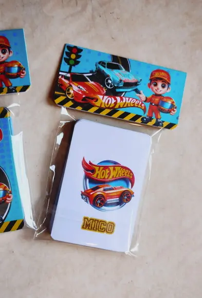 Jogos da Memória G Personalizado Hot Wheels 23 Cartas
