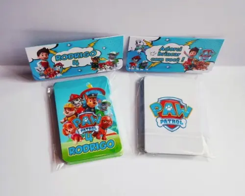 Jogos da Memória Personalizado Patrulha Canina 23 Cartas