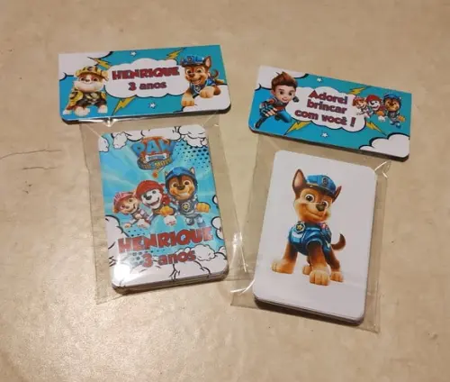 Jogos da Memória Personalizado Patrulha Canina 23 Cartas