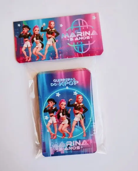 Kpop Huntrix Jogo da Memória Lembrancinha Aniversário Festa
