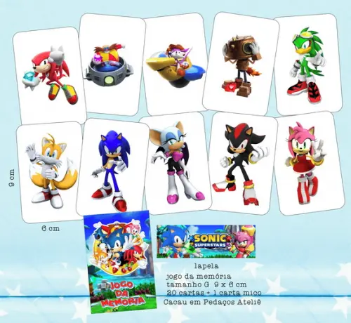 Lembrancinha Jogo da Memória Pokémon Personalizado 23 Cartas