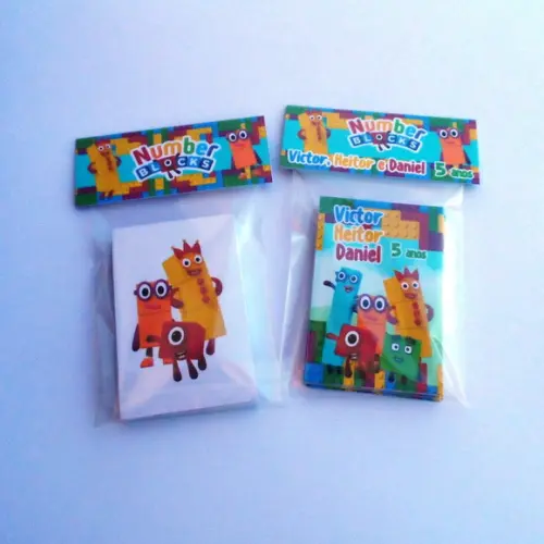 Lembrancinha Jogo da Memória G Personalizado Numberblocks