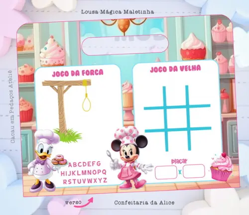 Lousa Mágica Confeitaria da Alice