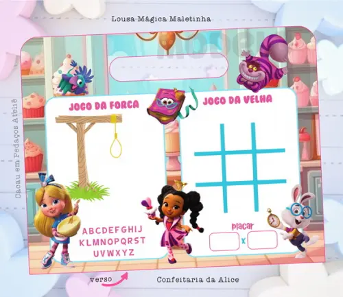 Lousa Mágica Confeitaria da Minnie