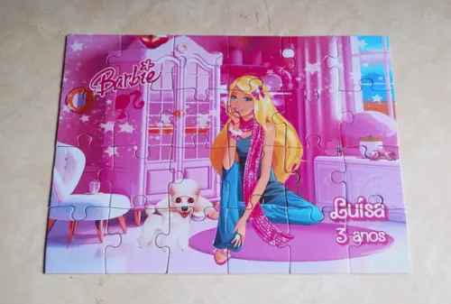 Quebra Cabeça 24 Peças Barbie Lembrancinha