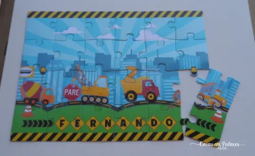 Quebra Cabeça 24 Peças Carro Caminhão Lembrancinha 20x30