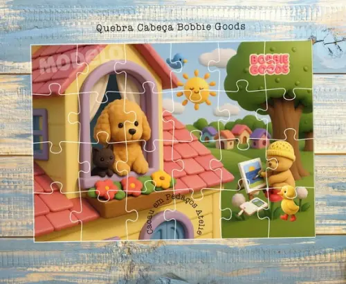Quebra Cabeça Bobbie Goods 20x30cm Lembrancinha Infantil