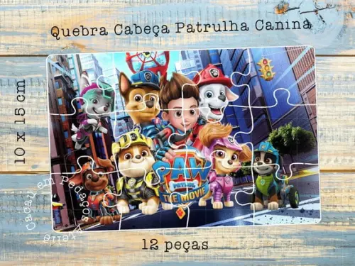 Quebra Cabeça Personalizado 10 x 15 cm