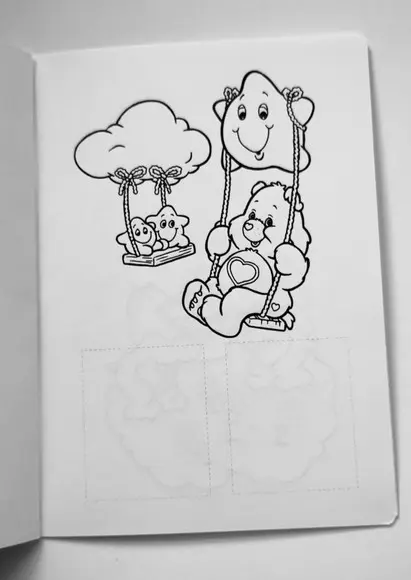 Ursinhos Carinhosos Álbum com Figurinhas Desenho Colorir