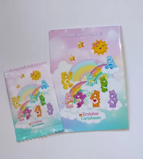 Ursinhos Carinhosos Álbum com Figurinhas Desenho Colorir