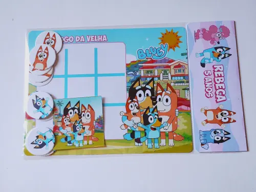 Jogo da Velha Personalizado Bela e a Fera Vários Temas