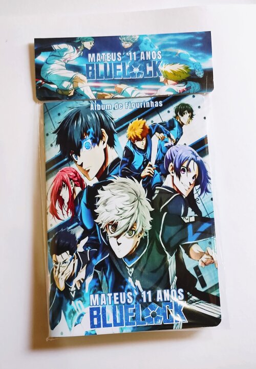 Álbum de Figurinhas Bluelock Desenhos Colorir Aniversário