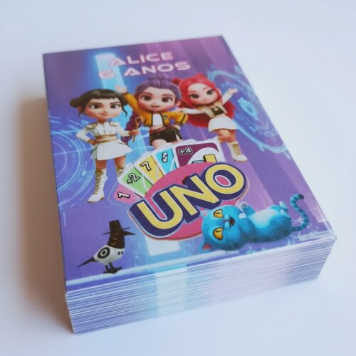 Uno Guerreiras do Kpop Huntrix Lembrancinha de Aniversário