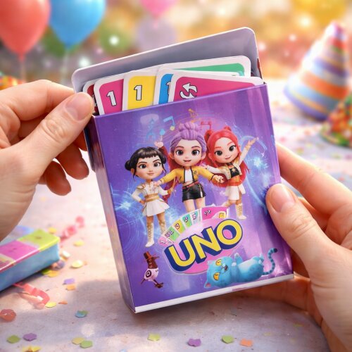 Uno Guerreiras do Kpop Huntrix Lembrancinha de Aniversário