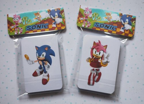 Sonic Jogo da Memória Personalizado Lembrancinha de festa