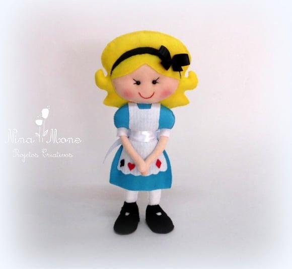 Alice no País das Maravilhas em Feltro