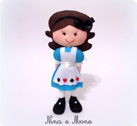Alice no País das Maravilhas em Feltro