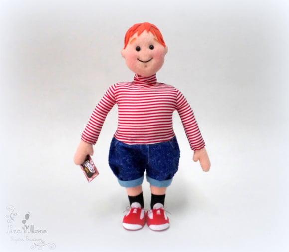 Augustus Gloop de feltro