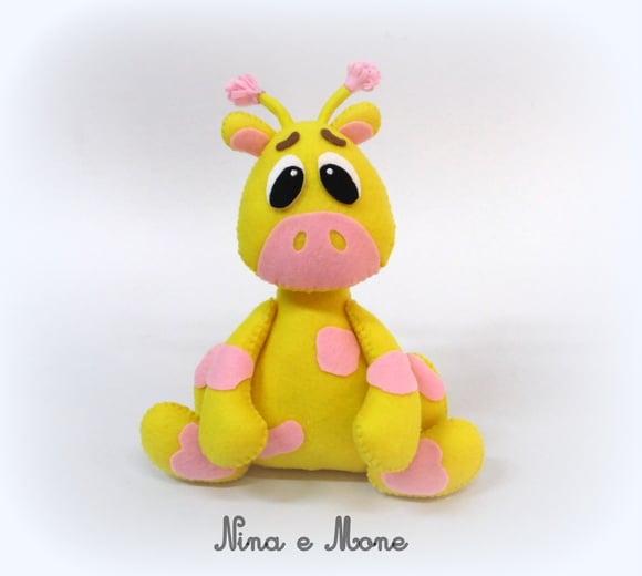 Baby Girafa em Feltro