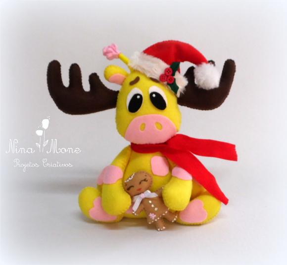 Baby Girafa em Feltro