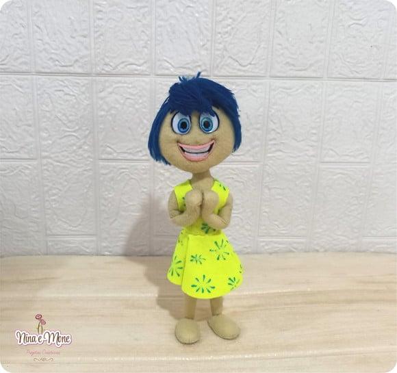 Boneca Alegria de Feltro - Tema Divertidamente