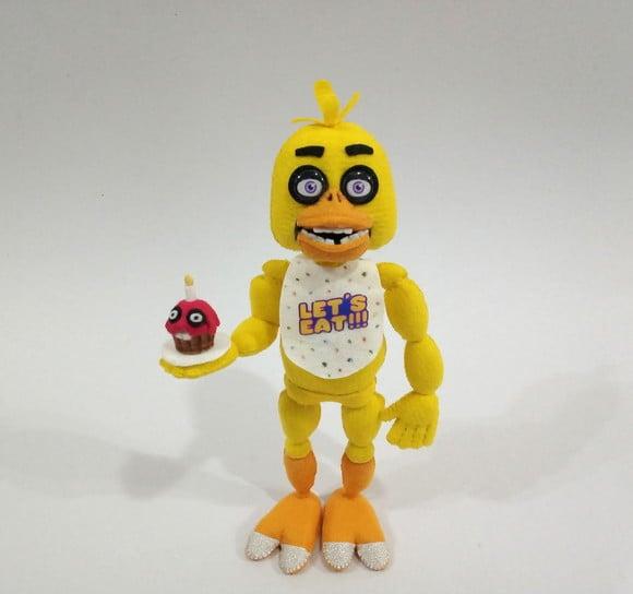 Boneca Chica de Feltro (fnaf)