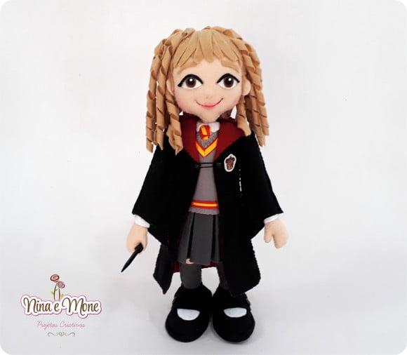Boneca Hermione de Feltro