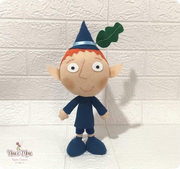Boneco Ben de Feltro - Tema Ben e Holly
