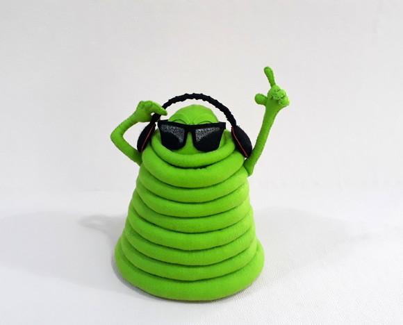 Boneco Blooby de feltro (Transilvania)