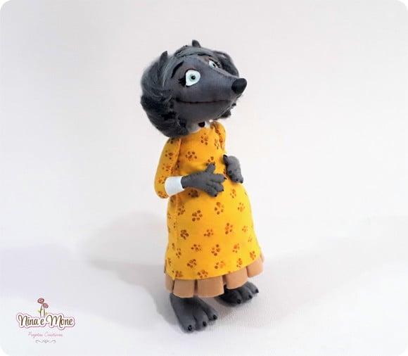 Boneca Wanda de feltro (Transilvania)
