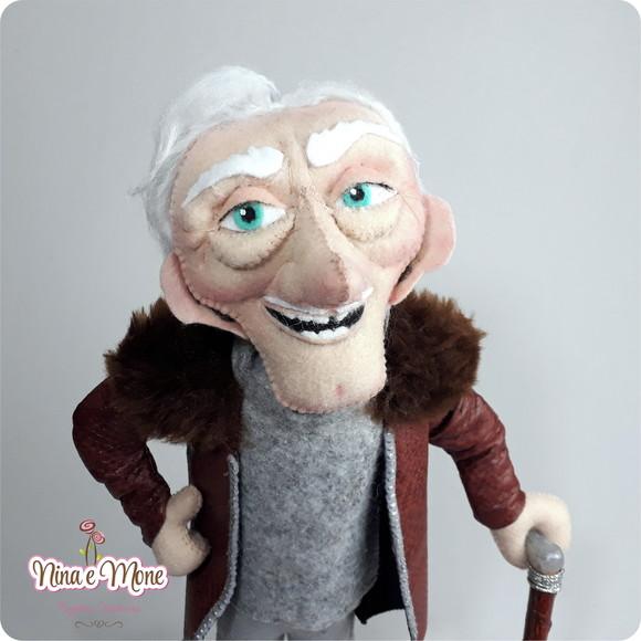 Boneco Charles Muntz de Feltro - Tema Up