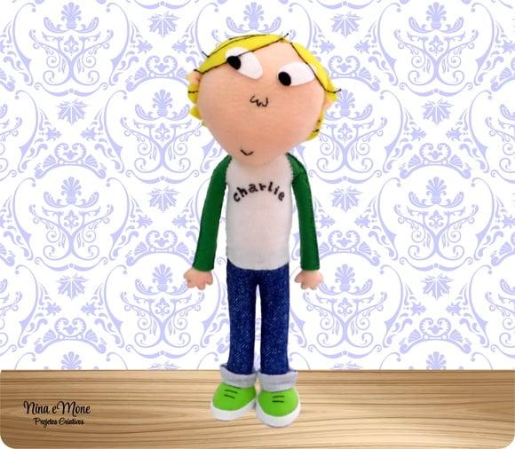 Boneco Charlie de Feltro