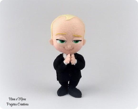 Boneco o Poderoso Chefinho de Feltro
