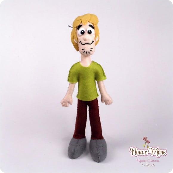Boneco Salsicha de Feltro - Tema Scooby Doo