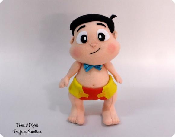 boneco nhonho baby de feltro - tema chaves
