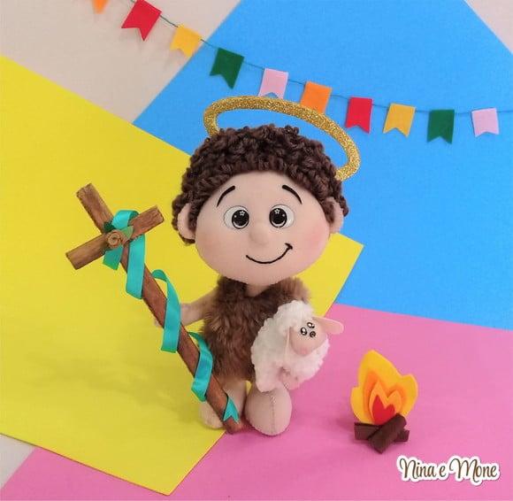 Boneco São Joãozinho de Feltro