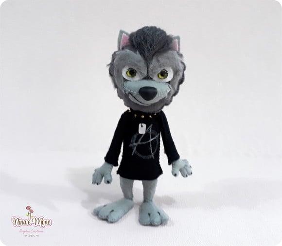 Boneco Wilburn de feltro (Transilvania)