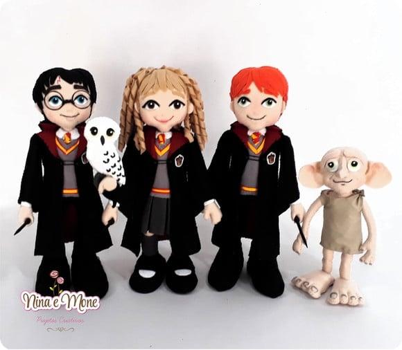 Bonecos Harry Potter de Feltro