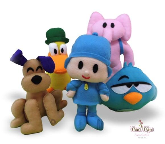 Bonecos Pocoyo em Feltro