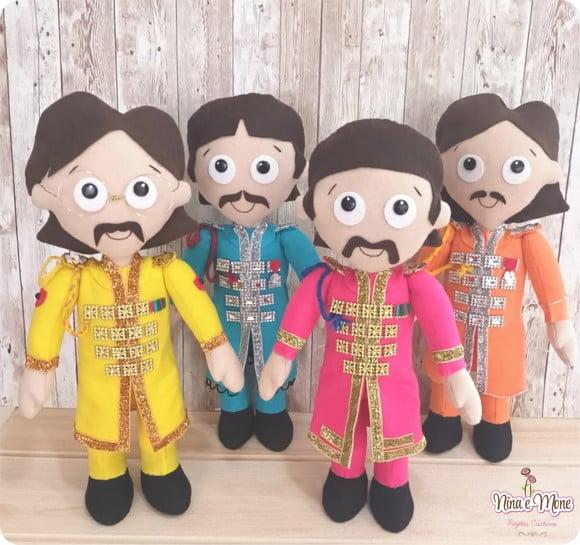 Bonecos Sargent Peppers em Feltro