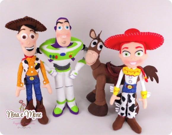 Bonecos Toy Story de Feltro