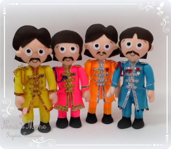 Bonecos Sargent Peppers em Feltro