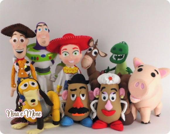 Bonecos Toy Story em Feltro