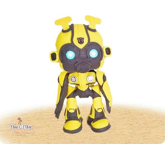 Bumblebee de Feltro - Tema Transformers