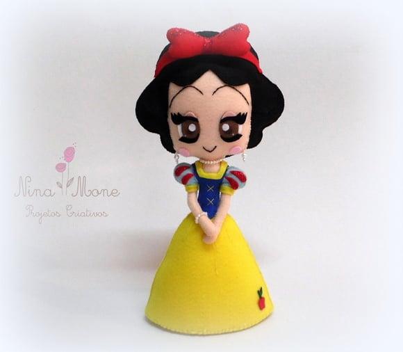 Branca de Neve Em Feltro