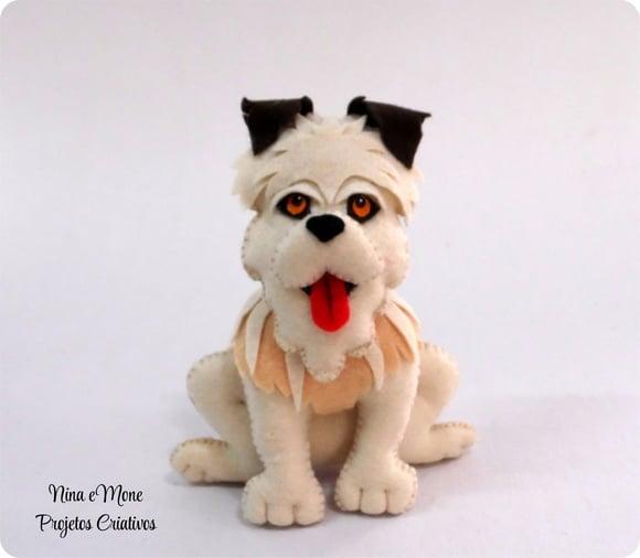 Cachorro Einstein de Feltro