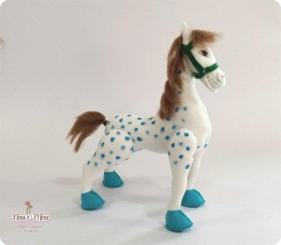 Cavalo de Feltro - Tema Pippi Meialonga