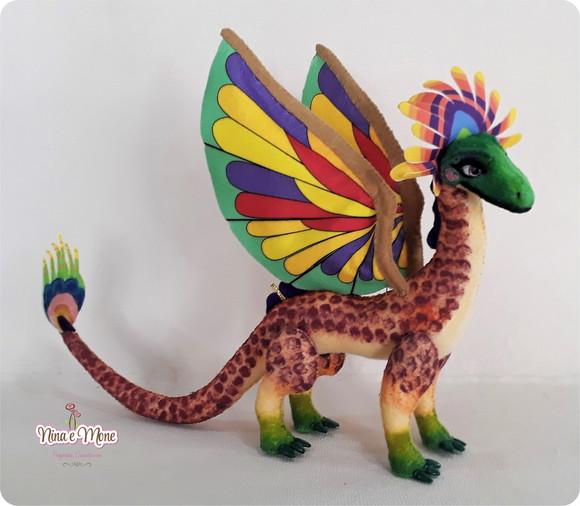 Dragão Melodia de Feltro